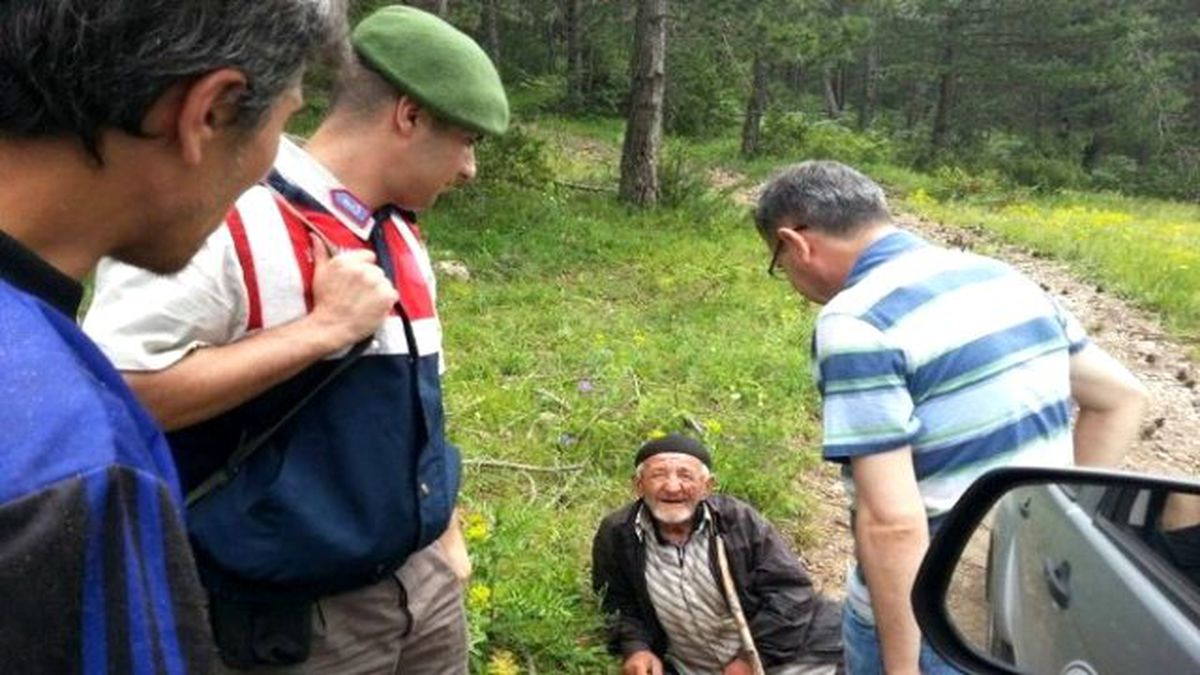 Bolu\'da Kaybolan Yaşlı Adam Ormanda Bulundu