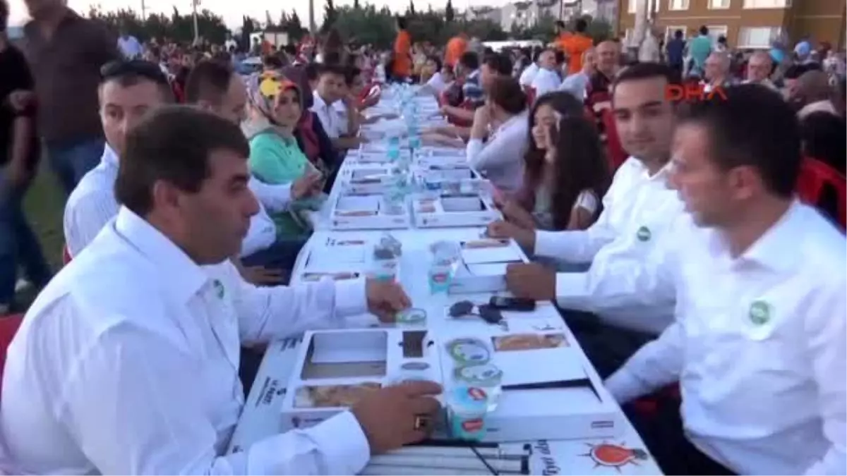 Çanakkale - AK Parti\'den 4 Bin Kişilik İftar Yemeği