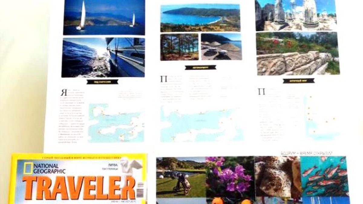 Bodrum, Rus Dergisine Kapak Oldu