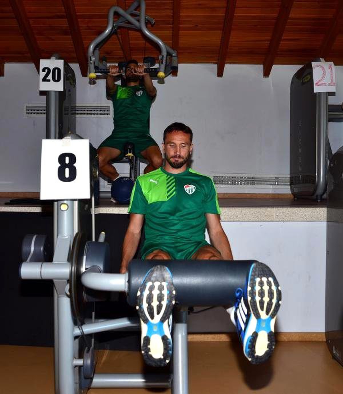 Bursaspor 2\'nci Çalışmasını Salonda Yaptı