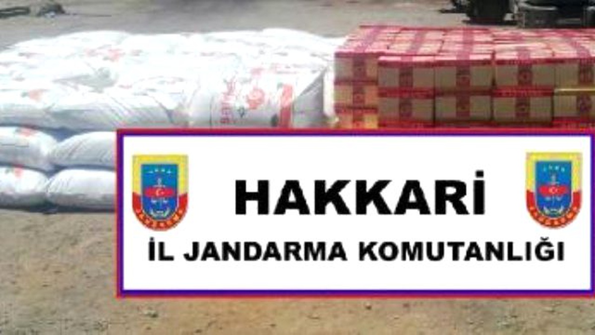 Hakkari\'de Kaçak Çay ve Pirinç Ele Geçirildi