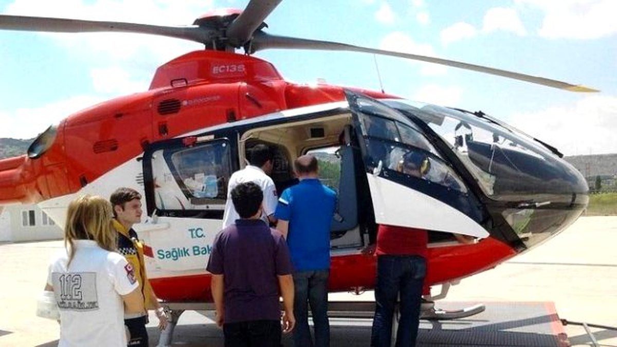 Hava Ambulansı 10 Günlük Bebek İçin Havalandı