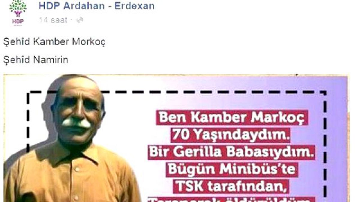 Taranan Minibüste Ölen Kanber Morkoç'un Oğlu PKK'lı Çıktı