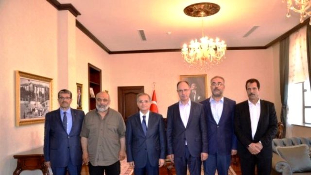 Filistin Ankara Büyükelçisi Dr.faed Mustafa\'dan Vali Tapsız\'a Ziyaret