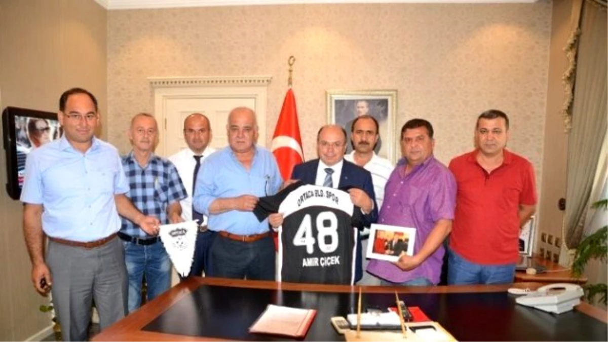 Ortaca Belediyespor Kulübü\'nden Vali Çiçek\'e Ziyaret