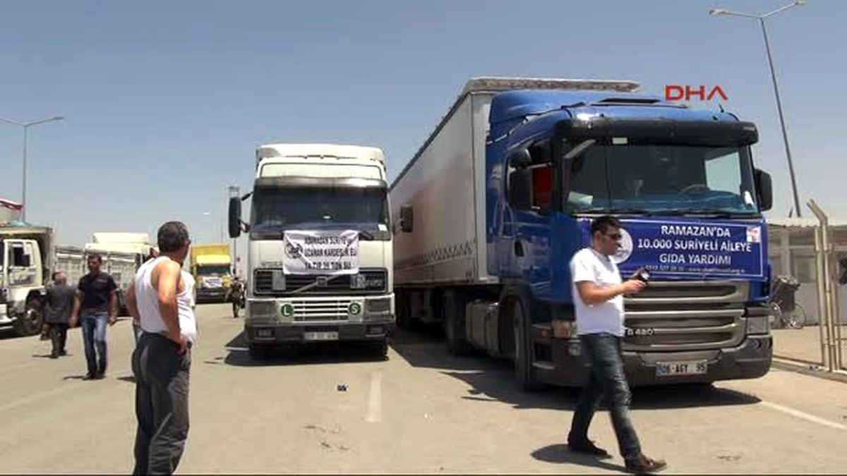 Suriye? Ye 4 Tır Yardım Gönderildi