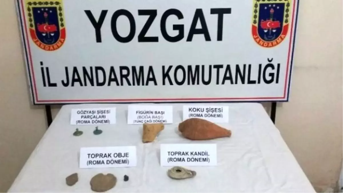 Yozgat Jandarmadan Tarihi Eser Operasyonu