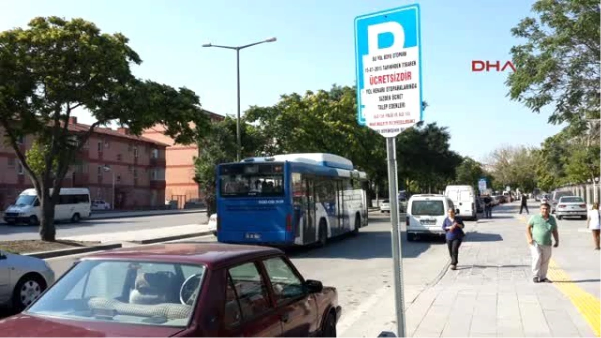 Ankara\'da Yol Üstü Otoparkları Ücretsiz Oldu