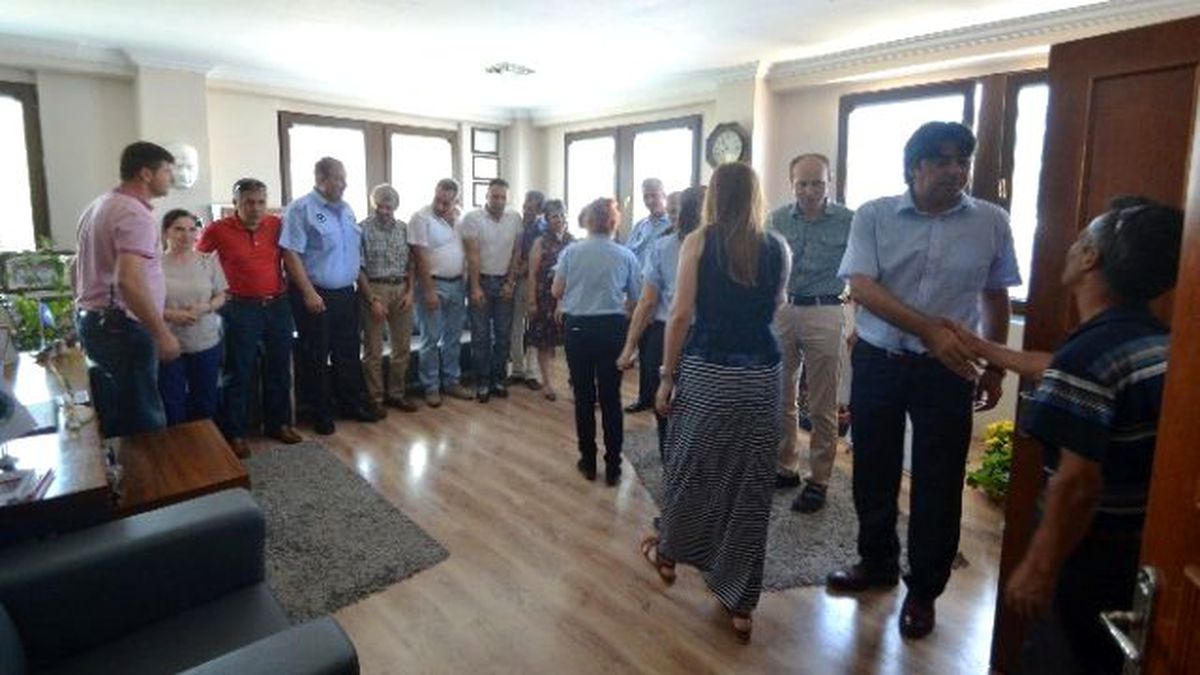 Başkan Demirağ Belediye Personeliyle Bayramlaştı