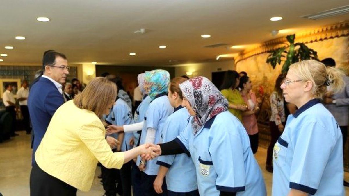 Başkan Şahin Personel ile Bayramlaştı