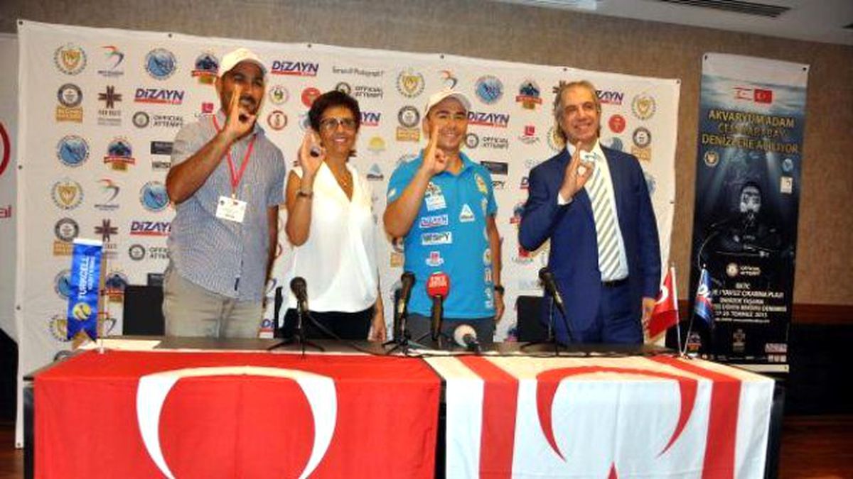 Dalgıç Cem Karabay, Dünya Rekoru Denemesi İçin KKTC\'ye Gitti