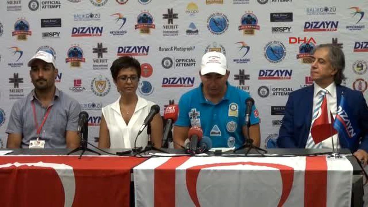 Guiness Rekortmeni Dalgıç Cem Karabay, Dünya Rekoru için KKTC\'de