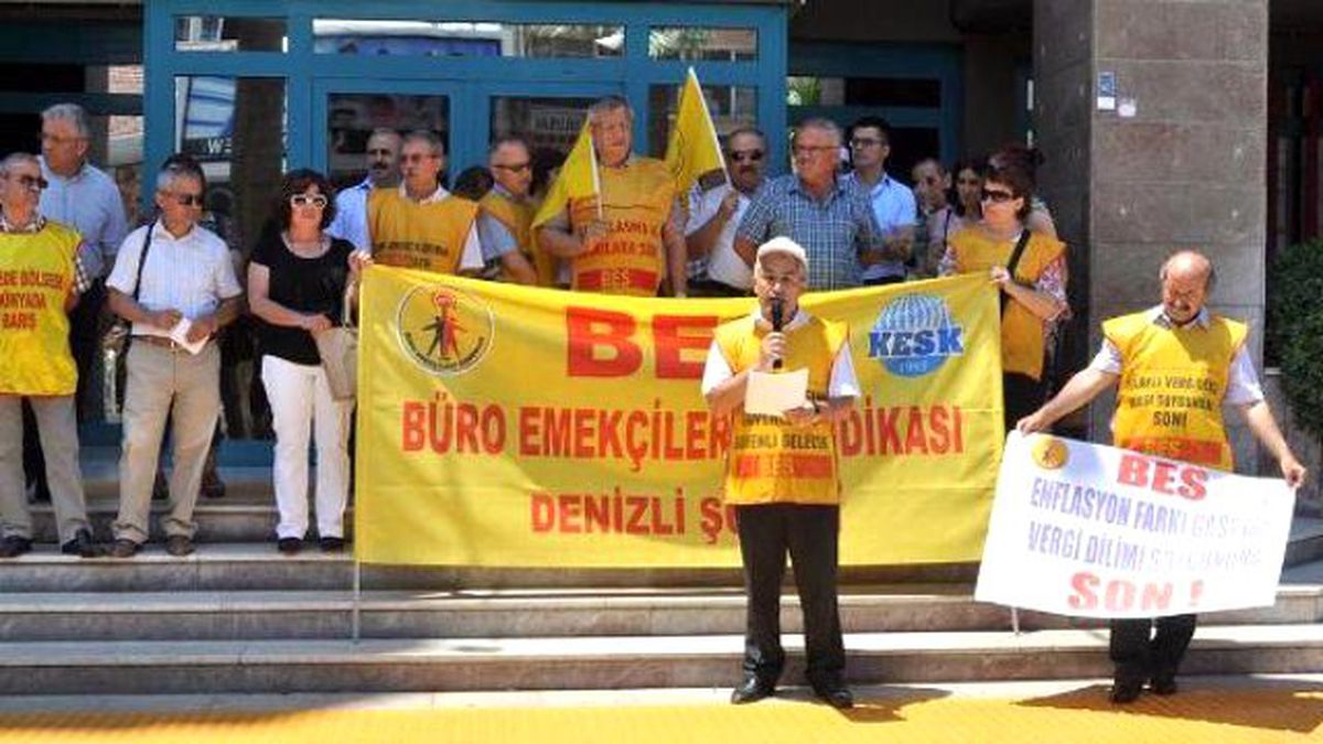 Denizli\'de Memurlar Bordro Yaktı