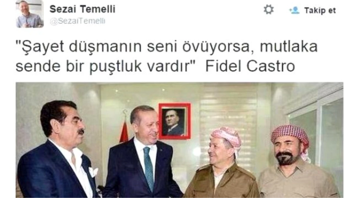 HDP\'li Vekilden Barzani\'ye: Düşmanın Seni Övüyorsa Sende P.ştluk Var
