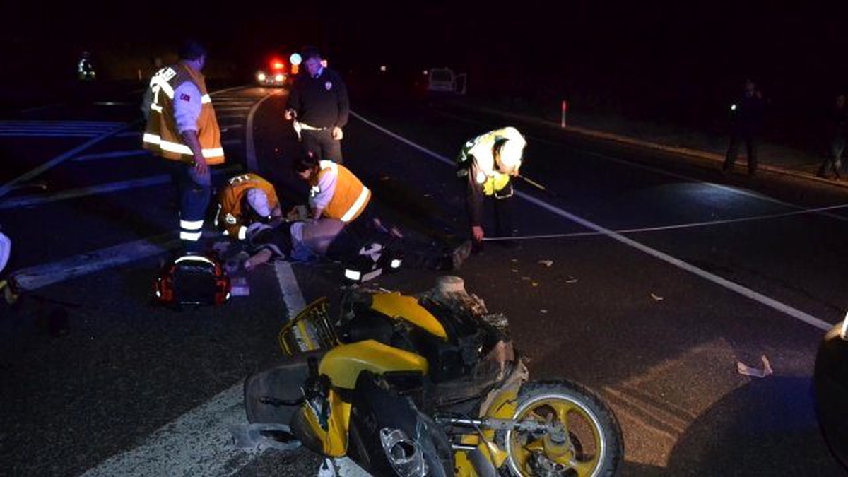 Kırklareli\'nde Otomobille Motosiklet Çarpıştı: 1 Ölü