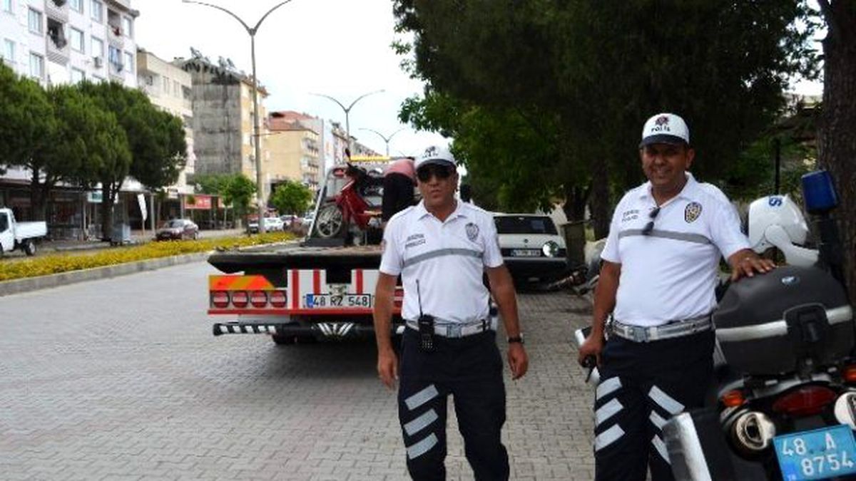 Ortaca\'da Motosiklet Sürücüleri Sıkı Denetim Altına Alındı