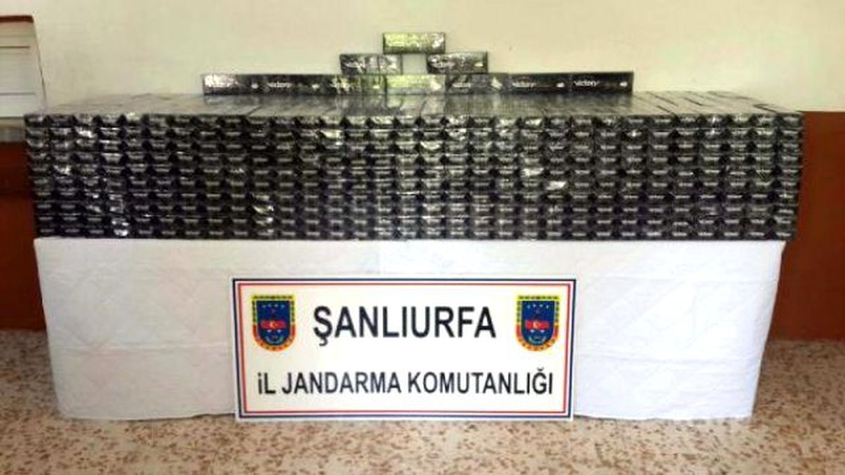 Şanlıurfa\'da 14 Bin 620 Kaçak Sigara Ele Geçti