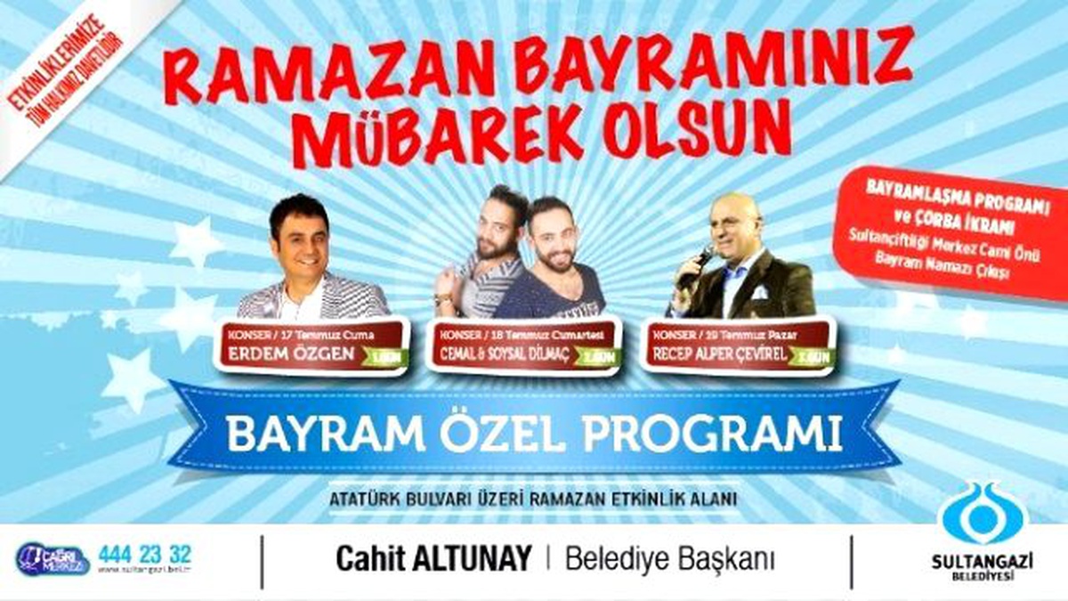 Sultangazi\'de Ramazan Bayramı Etkinlikleri
