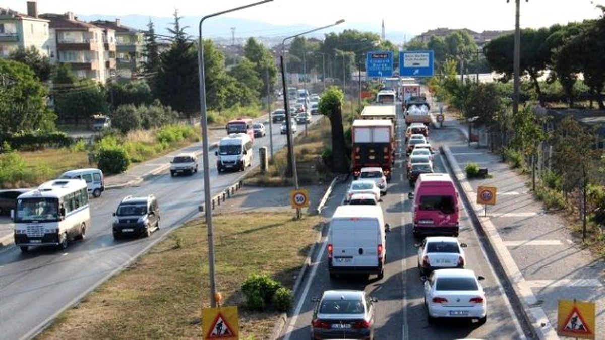 Tatilciler Yola Koyuldu