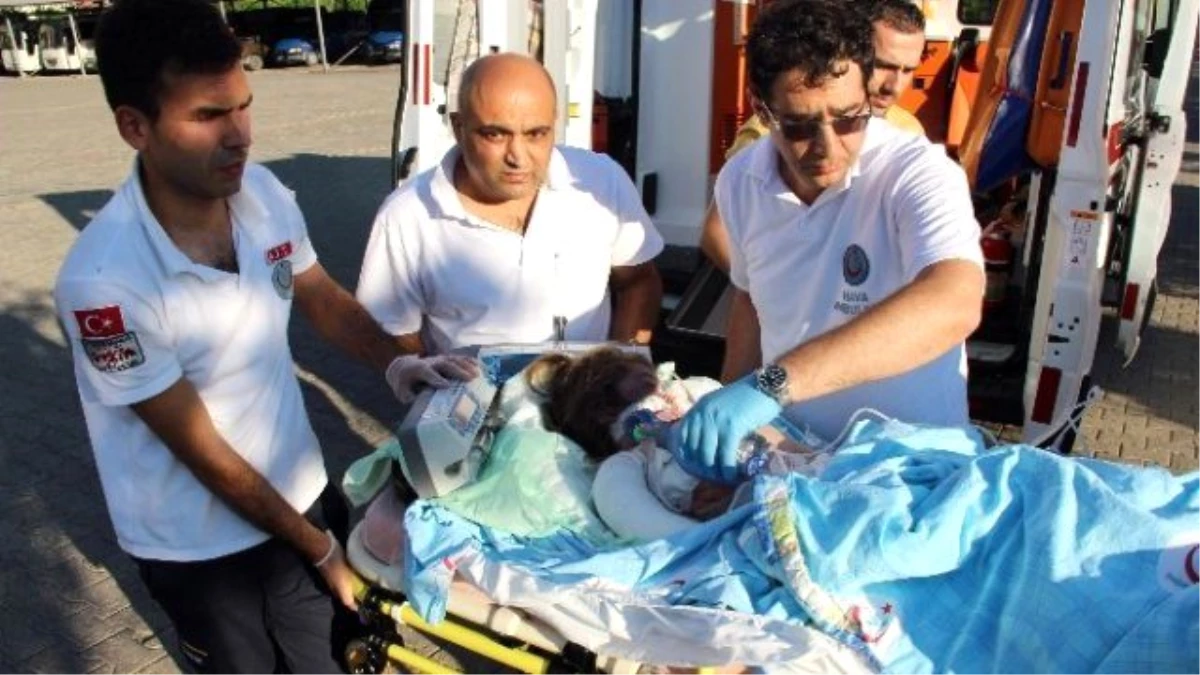 112 Hava Ambulansı Minik Berna Nur İçin Havalandı