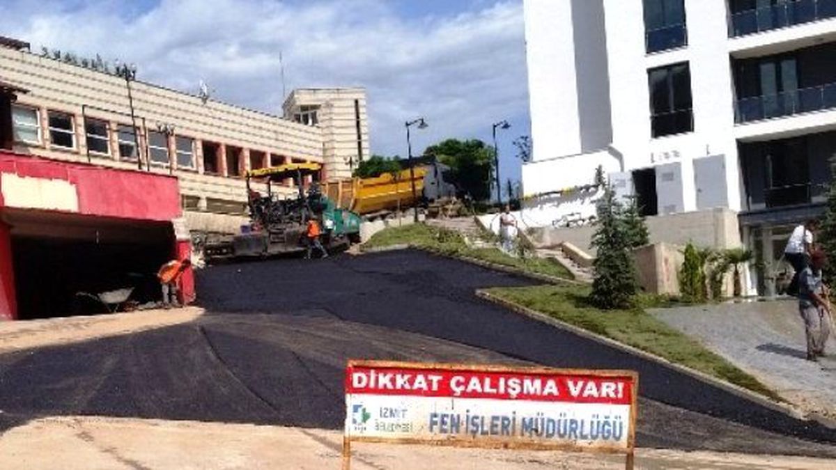 Akarca Yolları Asfaltlandı