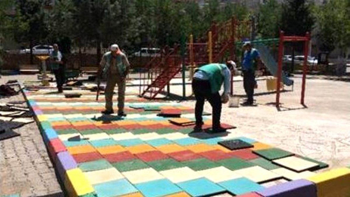 Artuklu\'da Park Yapım Çalışmları