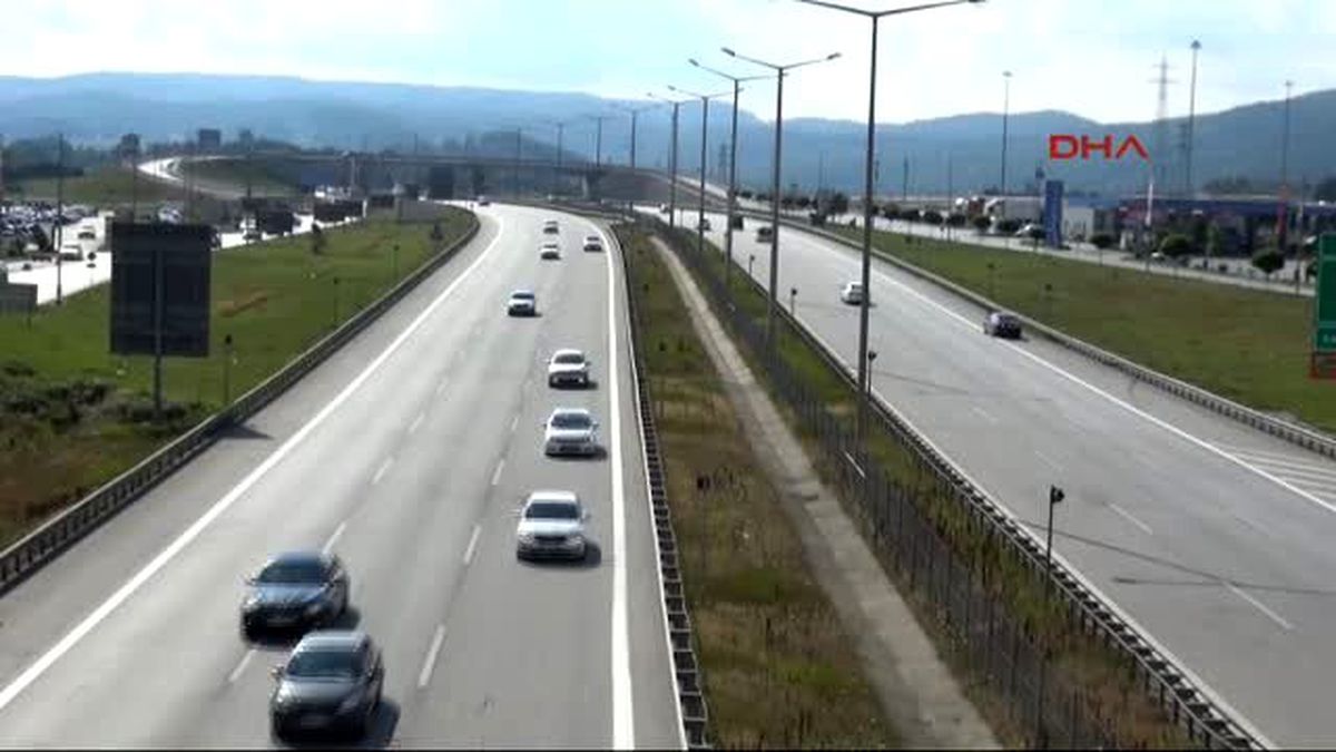 Bolu Trafik Yoğunluğu Azaldı