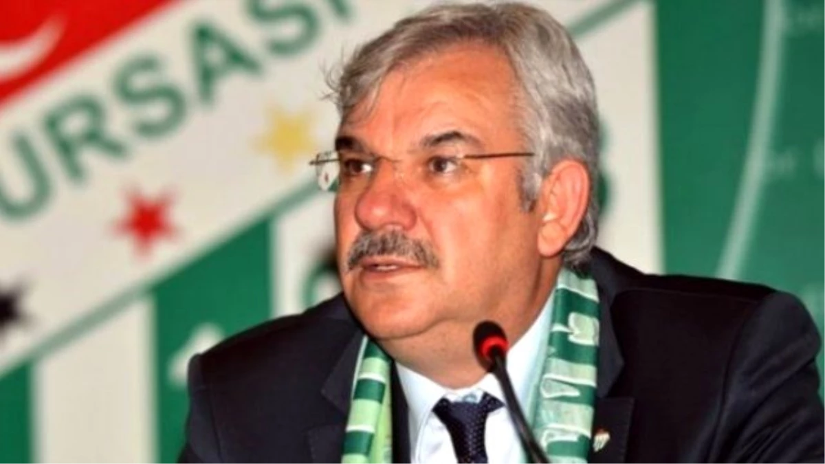 Bursaspor Kulübü Başkanı Bölükbaşı Açıklaması