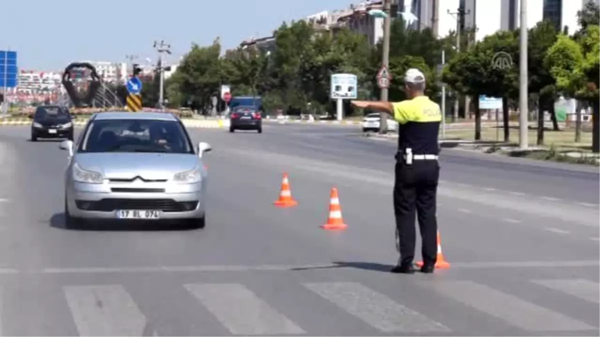 Edirne\'de Bayram Öncesi Trafik Kontrolü