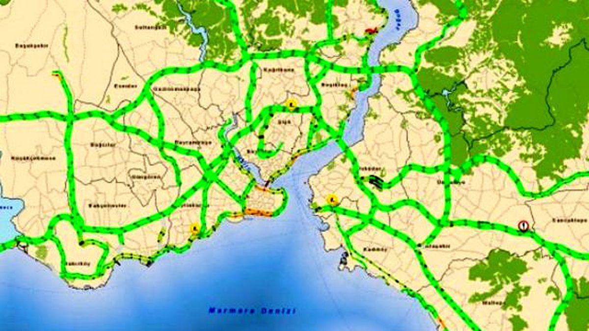 İstanbul'da Trafik Çilesine Bayram Arası