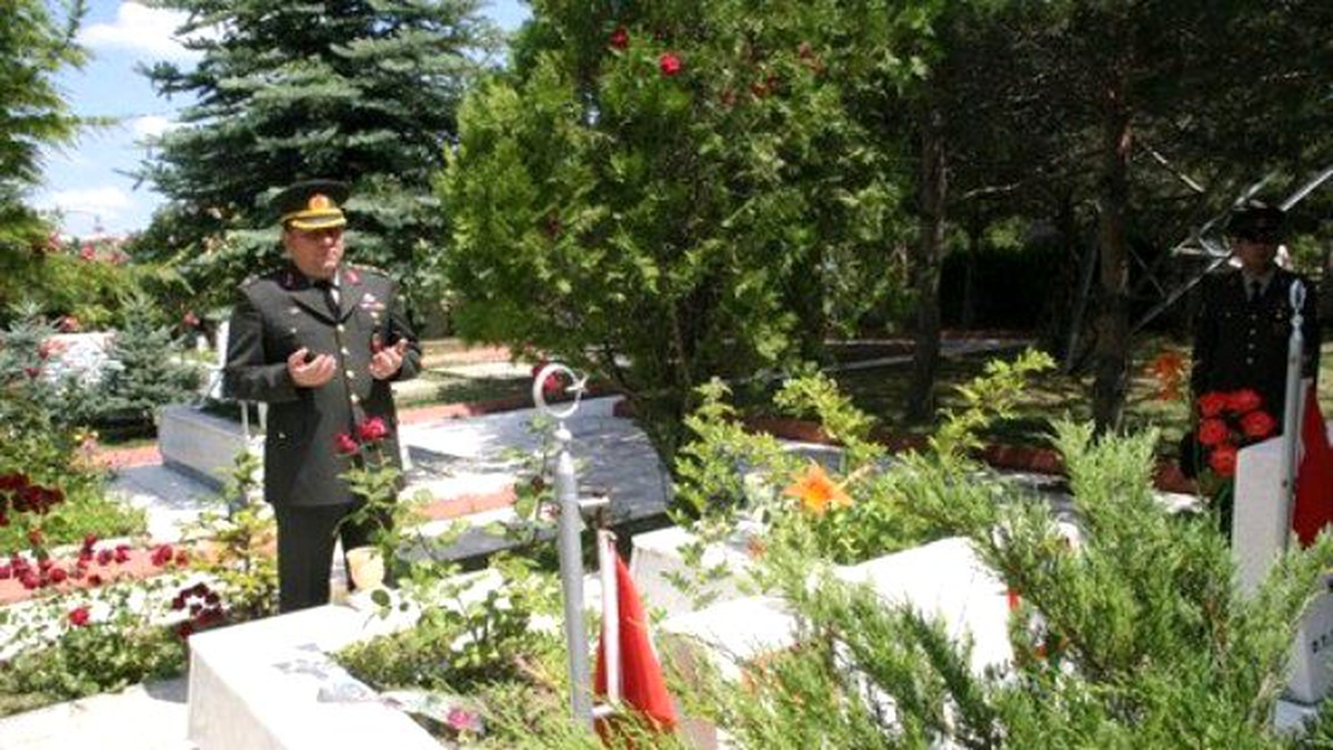 Yozgat İl Jandarma Personelinden Şehitliğe Ziyaret