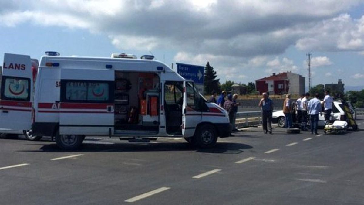 Sinop\'ta Trafik Kazası: 1 Yaralı