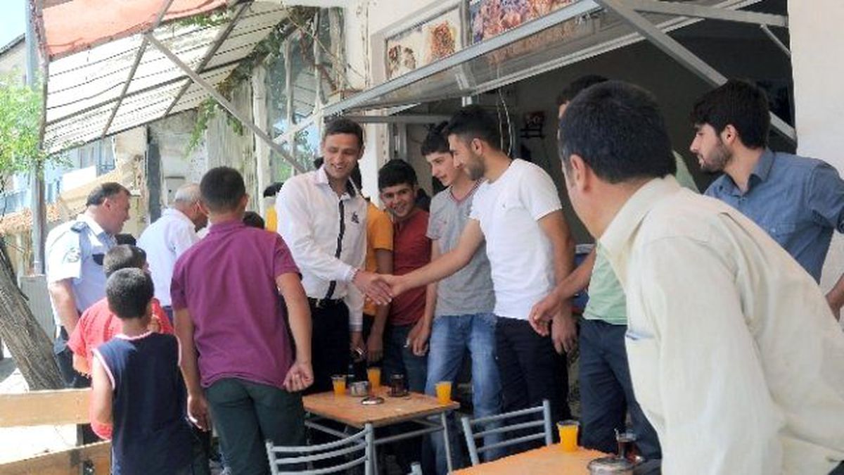 Çelikhan İlçesinde Bayramlaşma