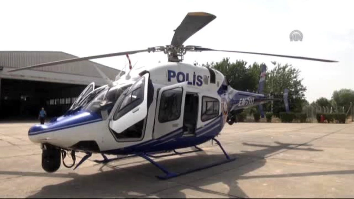 Polis Otobüste Denetim Yaptı, Helikopter Havadan Destek Verdi