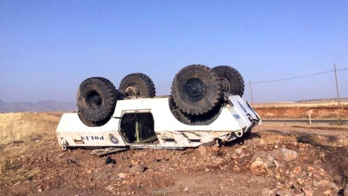 Polis Panzer Devrildi: 2 Yaralı