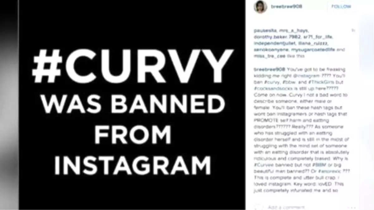 Instagram Bans Curvy And Users Fight Back Son Dakika