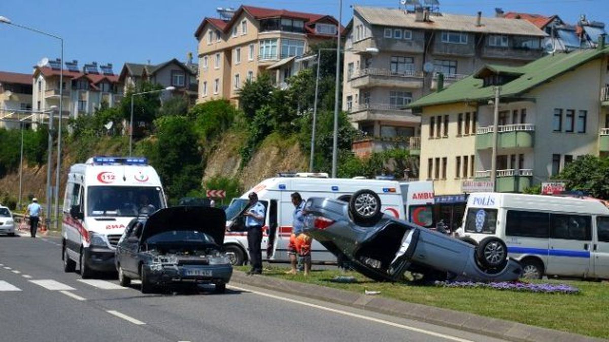 Ordu\'da Trafik Kazası: 4 Yaralı