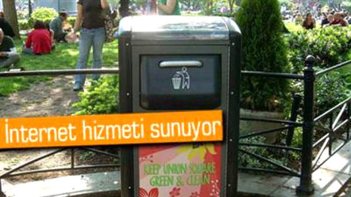 Wifi Sunan Çöp Kutuları Geliyor