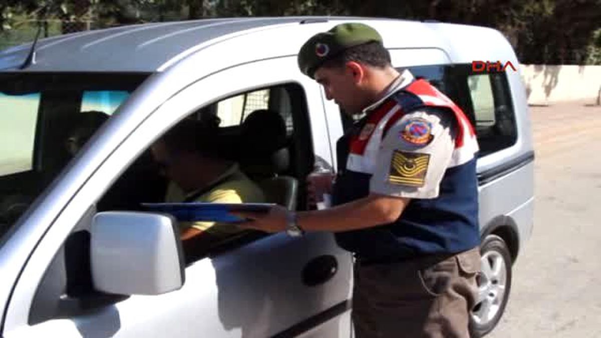 Kemer - Jandarma\'dan Bayram Denetimi