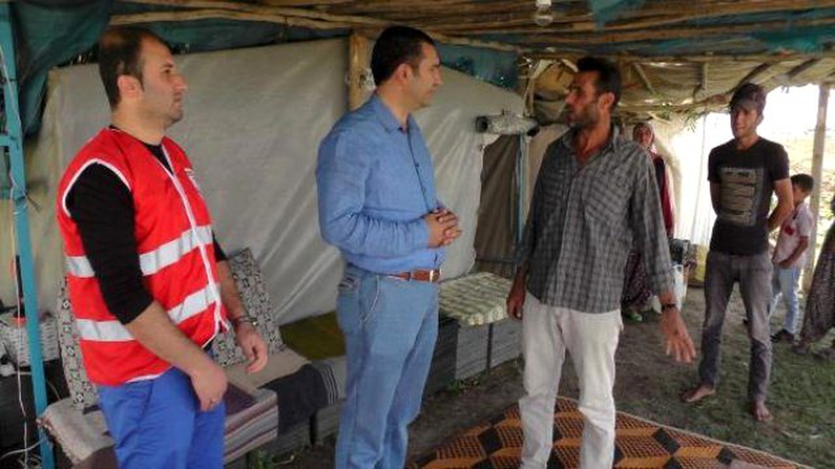 Kızılay\'dan Göçerlere Bayram Ziyareti