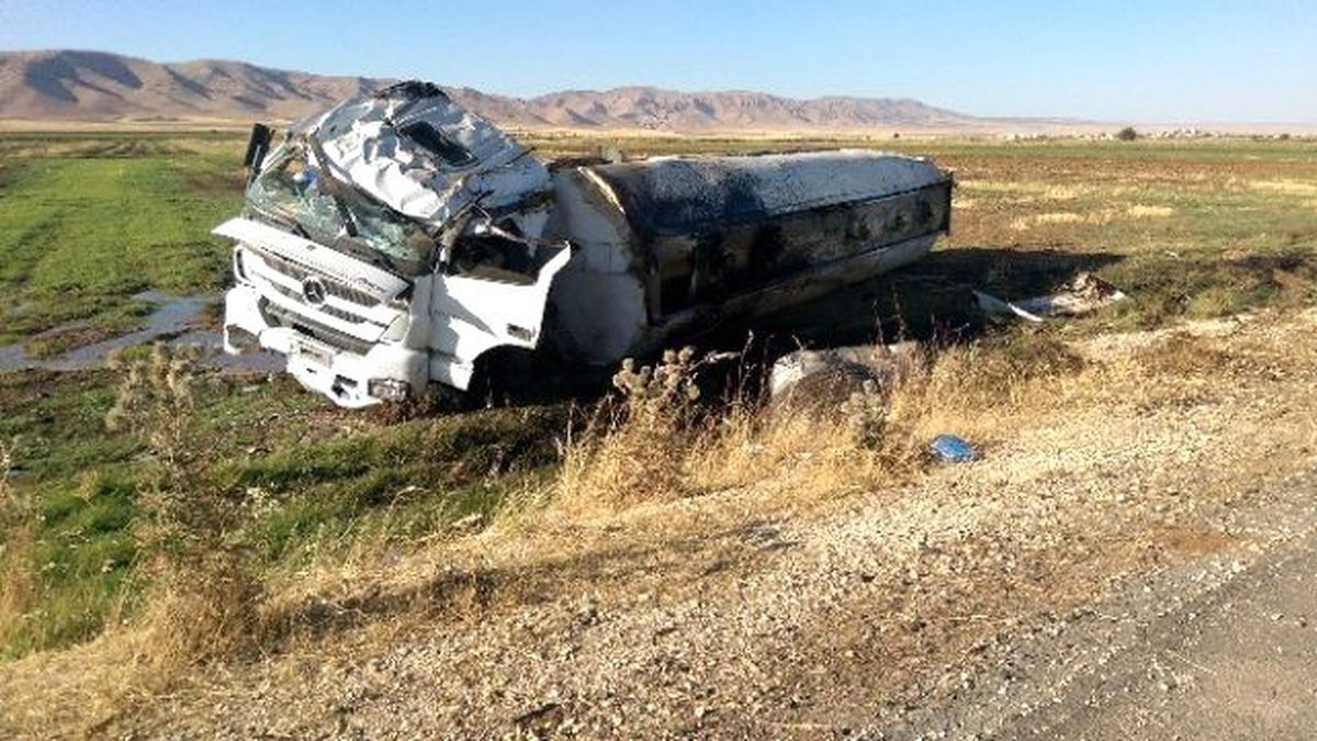Nusaybin\'de Tanker Devrildi: 1 Yaralı