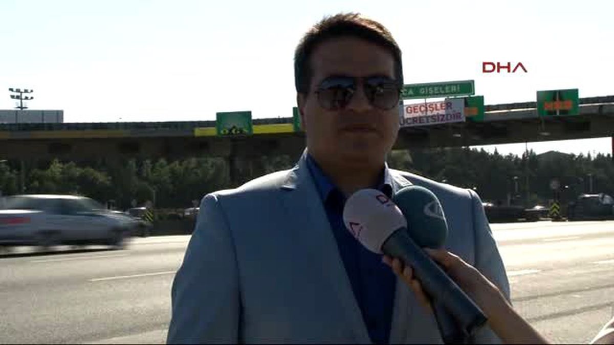 Tem Otoyolu Çamlıca Gişelerinde Trafik Yoğunluk Yok