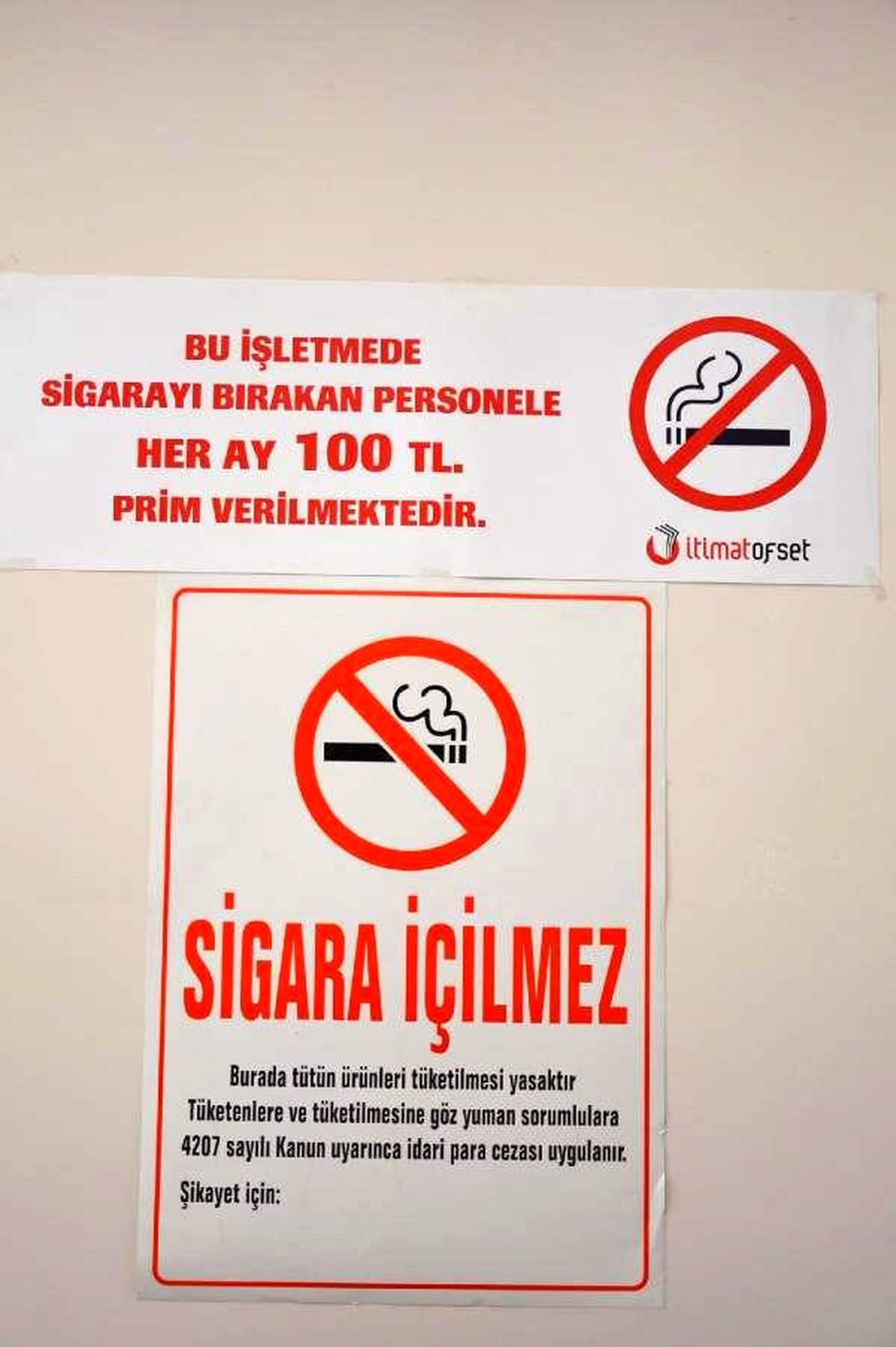 Aylık 100 Lira Prim de Sigaradan Vazgeçiremedi