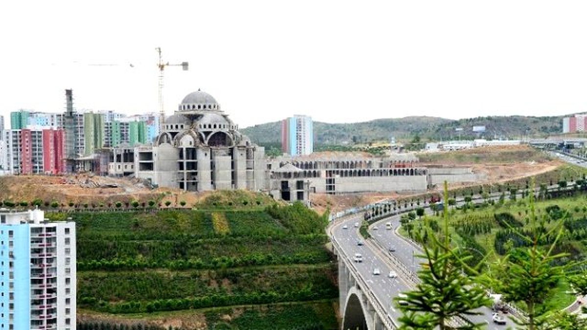 Esenboğa Yolu\'nda Kuzeykent Cami ve Külliye Yükseliyor