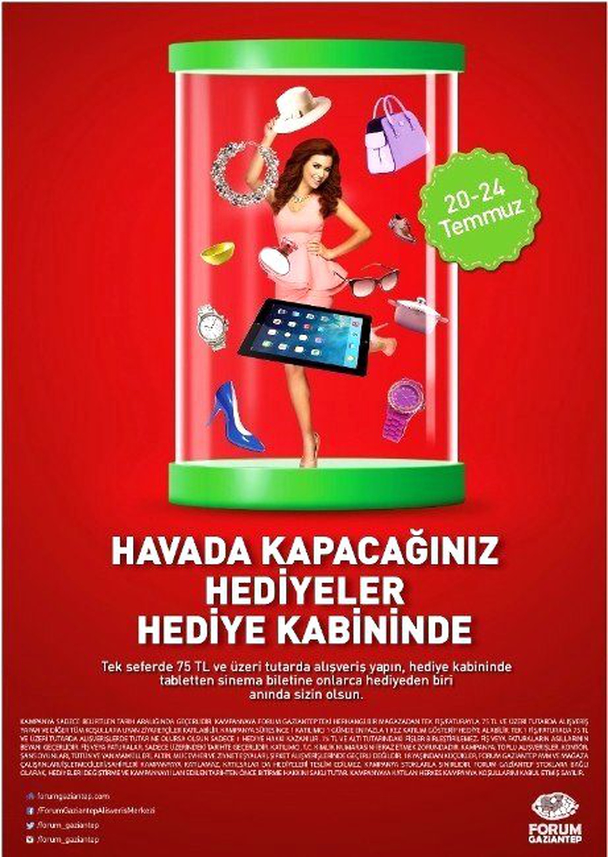 Forum Gaziantep\'te Hediye Kabini\'ne Girenler Mutlu Çıkıyor
