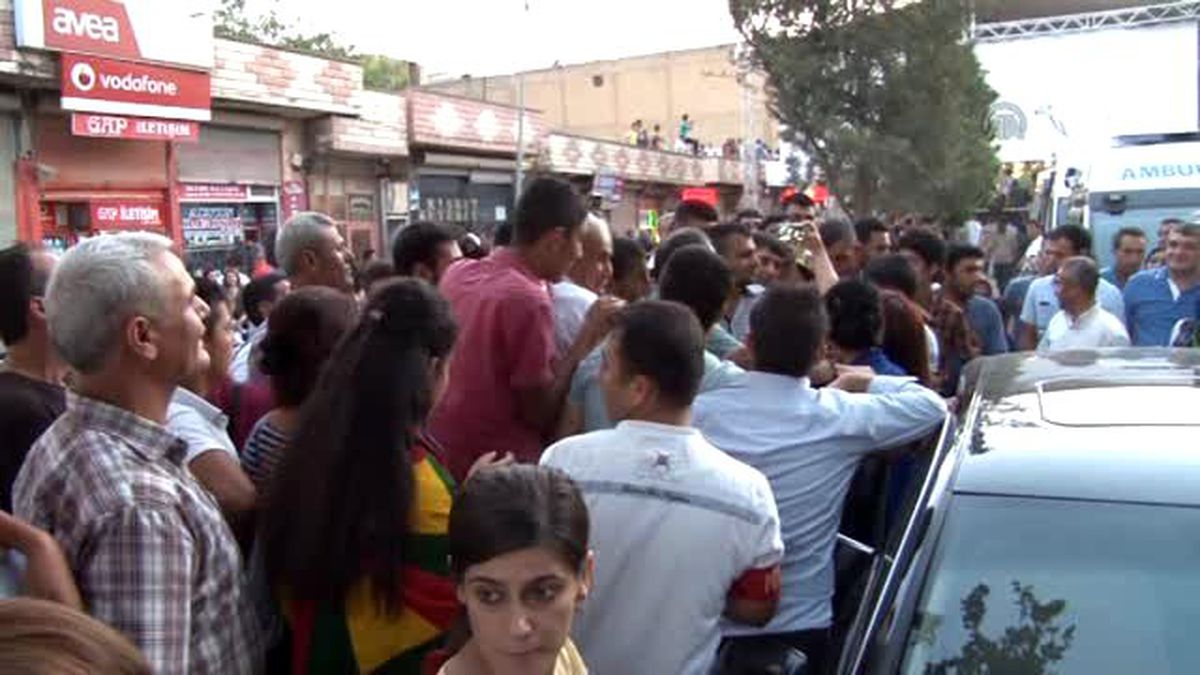 HDP Eş Genel Başkanı Yüksekdağ Suruç'ta