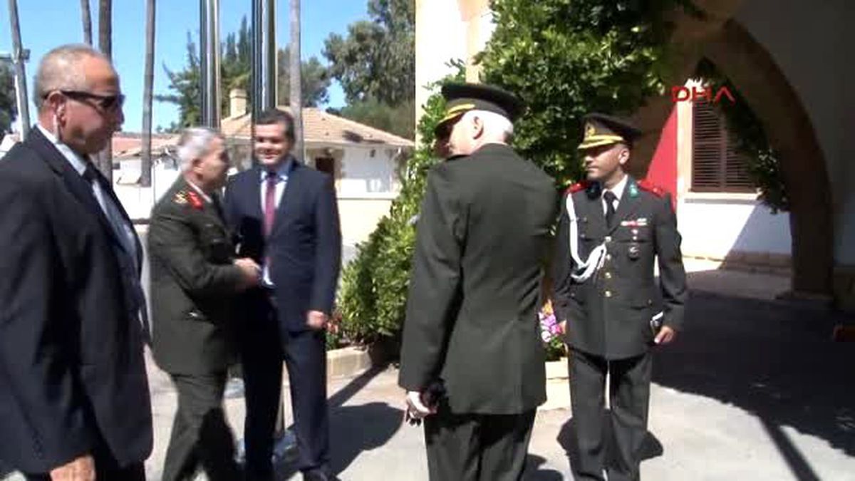 KKTC Cumhurbaşkanı Akıncı, TSK Temsilcisi Orgeneral Abdullah Recep\'i Kabul Etti