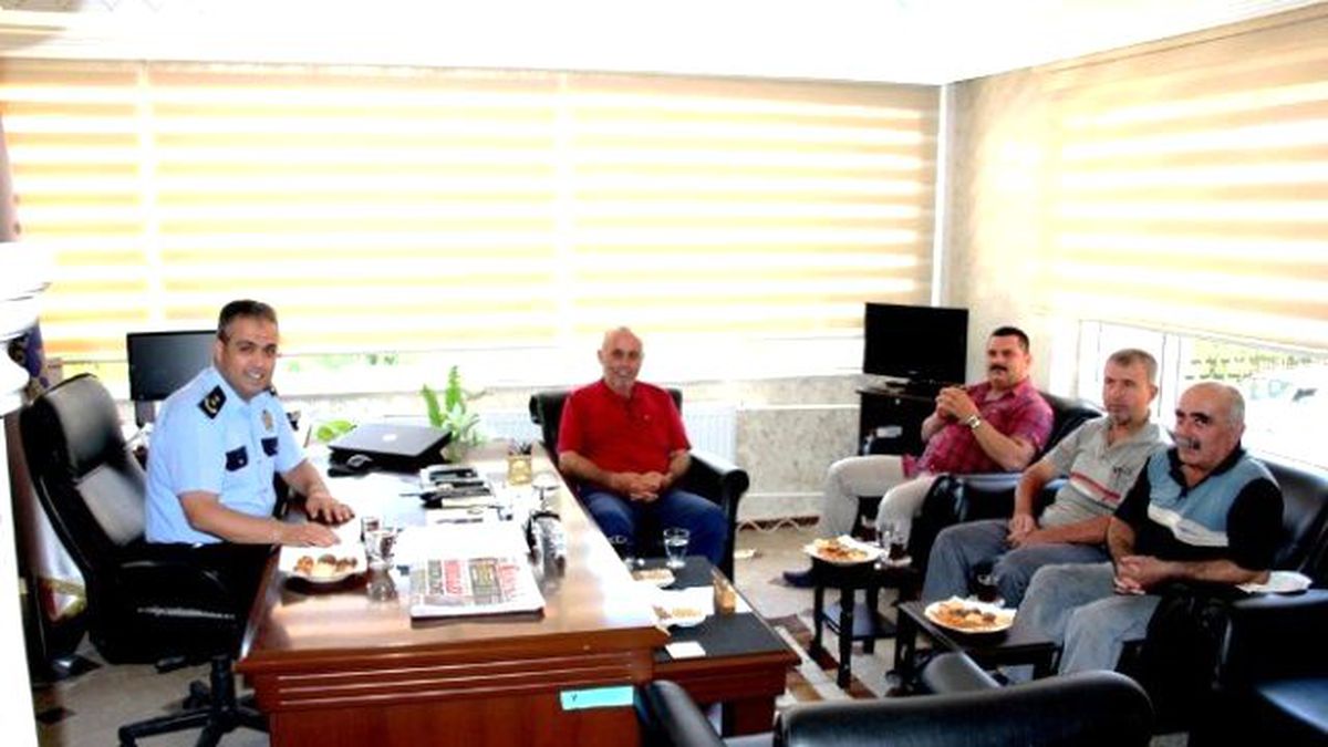 Sarıgöl Emniyetinden Muhtarla Toplantı
