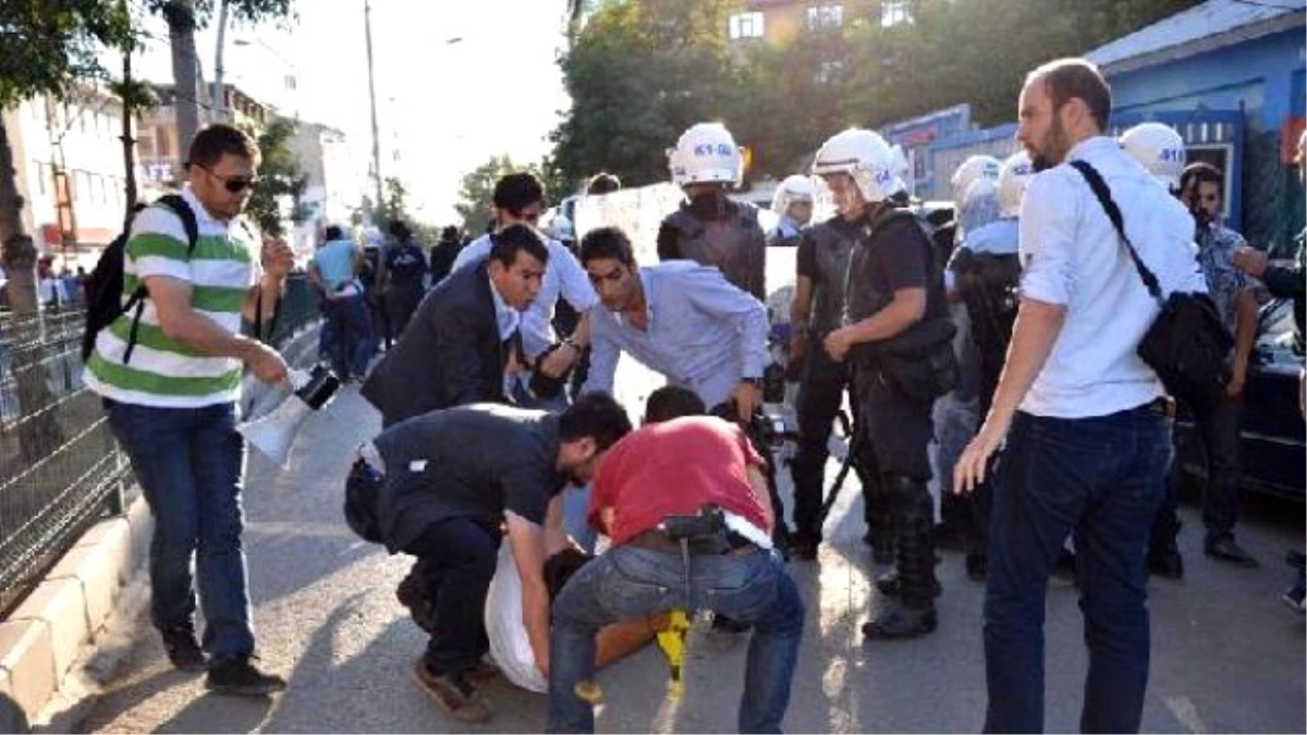Ağrı\'da Suruç Protestosuna Müdahale: 4 Yaralı, 4 Gözaltı