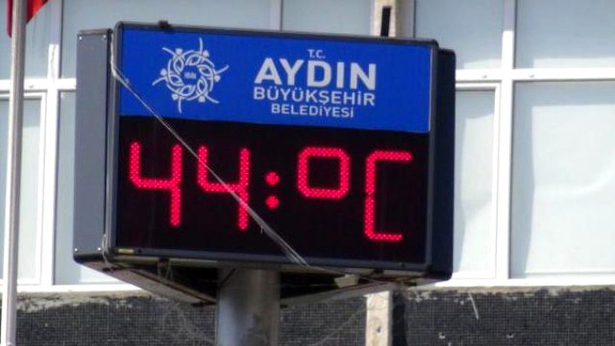 Aydın\'da Termometreler 44 Dereceyi Gösterdi